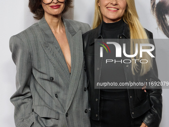 Paz Vega and Cayetena Guillen Cuervo attend the premiere of ''Rita'' in Madrid, Spain, on October 21, 2024. (