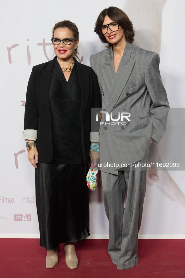 The premiere of ''Rita'' features Carme Chaperro and Paz Vega in Madrid, Spain, on October 21, 2024. 