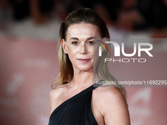 Milena Mancini attends the Unita Awards red carpet during the 19th Rome Film Festival at Auditorium Parco Della Musica in Rome, Italy, on Oc...