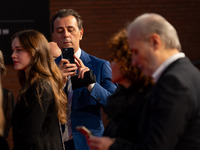 Giordano Deplano attends the ''Miss Fallaci'' red carpet during the 19th Rome Film Festival at Auditorium Parco Della Musica in Rome, Italy,...