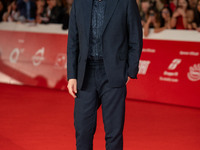 Maurizio Lastrico attends the ''Miss Fallaci'' red carpet during the 19th Rome Film Festival at Auditorium Parco Della Musica in Rome, Italy...