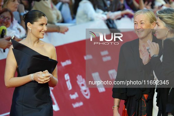 Laetitia Casta attends the ''Polvo Seran'' and International Competition Jury Progressive Cinema red carpet during the 19th Rome Film Festiv...