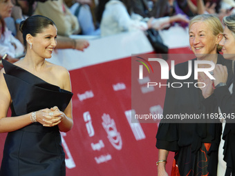 Laetitia Casta attends the ''Polvo Seran'' and International Competition Jury Progressive Cinema red carpet during the 19th Rome Film Festiv...