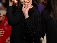 Ludovica Francesconi attends the Unita Awards red carpet during the 19th Rome Film Festival at Auditorium Parco Della Musica in Rome, Italy,...