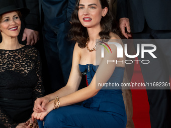 Romana Maggiora Vergano attends the Unita Awards red carpet during the 19th Rome Film Festival at Auditorium Parco Della Musica in Rome, Ita...