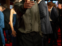 Francesco Gheghi attends the Unita Awards red carpet during the 19th Rome Film Festival at Auditorium Parco Della Musica in Rome, Italy, on...