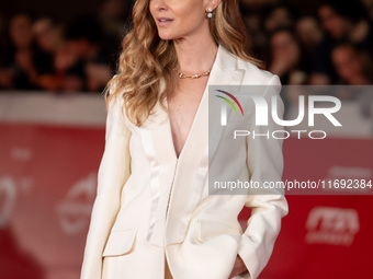 Vittoria Puccini attends the Unita Awards red carpet during the 19th Rome Film Festival at Auditorium Parco Della Musica in Rome, Italy, on...