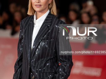 Anna Foglietta attends the Unita Awards red carpet during the 19th Rome Film Festival at Auditorium Parco Della Musica in Rome, Italy, on Oc...