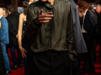 Francesco Gheghi attends the Unita Awards red carpet during the 19th Rome Film Festival at Auditorium Parco Della Musica in Rome, Italy, on...