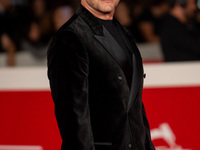 Vinicio Marchioni attends the Unita Awards red carpet during the 19th Rome Film Festival at Auditorium Parco Della Musica in Rome, Italy, on...