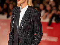 Anna Foglietta attends the Unita Awards red carpet during the 19th Rome Film Festival at Auditorium Parco Della Musica in Rome, Italy, on Oc...