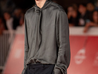 Francesco Gheghi attends the Unita Awards red carpet during the 19th Rome Film Festival at Auditorium Parco Della Musica in Rome, Italy, on...