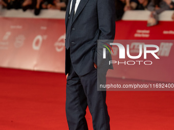 Fabrizio Gifuni attends the Unita Awards red carpet during the 19th Rome Film Festival at Auditorium Parco Della Musica in Rome, Italy, on O...