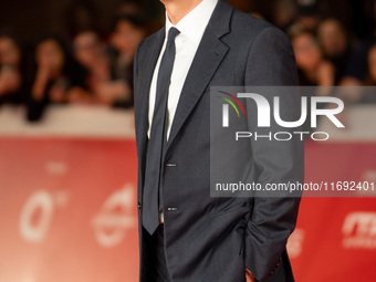 Fabrizio Gifuni attends the Unita Awards red carpet during the 19th Rome Film Festival at Auditorium Parco Della Musica in Rome, Italy, on O...