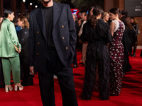 Andrea Lattanzi attends the Unita Awards red carpet during the 19th Rome Film Festival at Auditorium Parco Della Musica in Rome, Italy, on O...