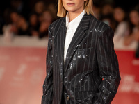 Anna Foglietta attends the Unita Awards red carpet during the 19th Rome Film Festival at Auditorium Parco Della Musica in Rome, Italy, on Oc...