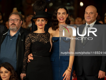 Romana Maggiora Vergano attends the Unita Awards red carpet during the 19th Rome Film Festival at Auditorium Parco Della Musica in Rome, Ita...