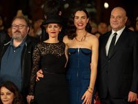 Romana Maggiora Vergano attends the Unita Awards red carpet during the 19th Rome Film Festival at Auditorium Parco Della Musica in Rome, Ita...