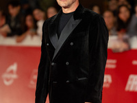 Vinicio Marchioni attends the Unita Awards red carpet during the 19th Rome Film Festival at Auditorium Parco Della Musica in Rome, Italy, on...