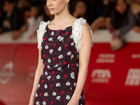 Carlotta Gamba attends the Unita Awards red carpet during the 19th Rome Film Festival at Auditorium Parco Della Musica in Rome, Italy, on Oc...