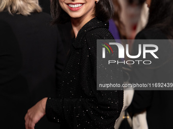 Ludovica Francesconi attends the Unita Awards red carpet during the 19th Rome Film Festival at Auditorium Parco Della Musica in Rome, Italy,...