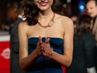 Romana Maggiora Vergano attends the Unita Awards red carpet during the 19th Rome Film Festival at Auditorium Parco Della Musica in Rome, Ita...