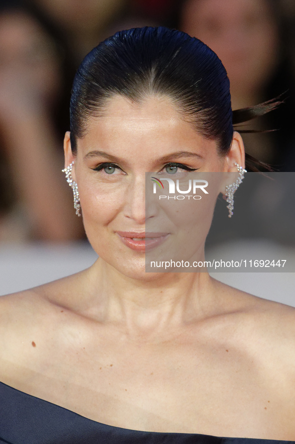 Laetitia Casta attends the ''Polvo Seran'' and International Competition Jury Progressive Cinema red carpet during the 19th Rome Film Festiv...