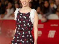 Carlotta Gamba attends the Unita Awards red carpet during the 19th Rome Film Festival at Auditorium Parco Della Musica in Rome, Italy, on Oc...