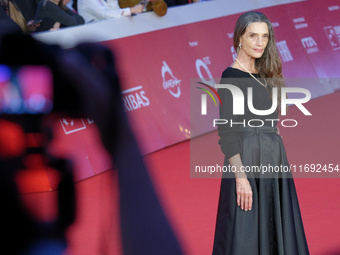 Angela Molina attends the ''Polvo Seran'' and International Competition Jury Progressive Cinema red carpet during the 19th Rome Film Festiva...