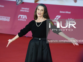 Angela Molina attends the ''Polvo Seran'' and International Competition Jury Progressive Cinema red carpet during the 19th Rome Film Festiva...