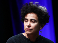 Adania Shibli during the Conrad Festival in Krakow, Poland on October 21, 2024. (