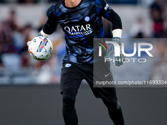 Yann Sommer of FC Internazionale during the Serie A Enilive match between AS Roma and FC Internazionale at Stadio Olimpico on October 20, 20...