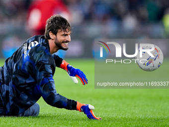 Raffaele Di Gennaro of FC Internazionale during the Serie A Enilive match between AS Roma and FC Internazionale at Stadio Olimpico on Octobe...