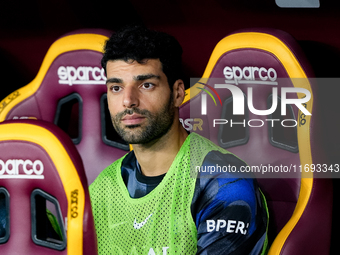 Mehdi Taremi of FC Internazionale looks on during the Serie A Enilive match between AS Roma and FC Internazionale at Stadio Olimpico on Octo...