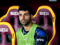 Mehdi Taremi of FC Internazionale looks on during the Serie A Enilive match between AS Roma and FC Internazionale at Stadio Olimpico on Octo...