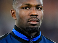 Marcus Thuram of FC Internazionale looks on during the Serie A Enilive match between AS Roma and FC Internazionale at Stadio Olimpico on Oct...