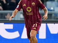 Paulo Dybala of AS Roma during the Serie A Enilive match between AS Roma and FC Internazionale at Stadio Olimpico on October 20, 2024 in Rom...