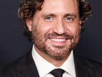 Edgar Ramirez arrives at the Los Angeles Premiere of Netflix's 'Emilia Perez' held at The Egyptian Theatre Hollywood on October 21, 2024 in...