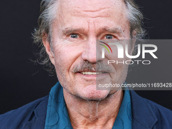 John Savage arrives at the Los Angeles Premiere of Netflix's 'Emilia Perez' held at The Egyptian Theatre Hollywood on October 21, 2024 in Ho...