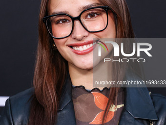 Liza Soberano arrives at the Los Angeles Premiere of Netflix's 'Emilia Perez' held at The Egyptian Theatre Hollywood on October 21, 2024 in...