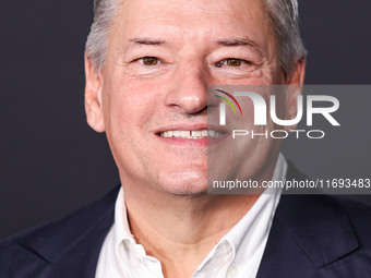 Co-CEO of Netflix Ted Sarandos arrives at the Los Angeles Premiere of Netflix's 'Emilia Perez' held at The Egyptian Theatre Hollywood on Oct...