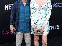 John Savage and Blanca Blanco arrive at the Los Angeles Premiere of Netflix's 'Emilia Perez' held at The Egyptian Theatre Hollywood on Octob...