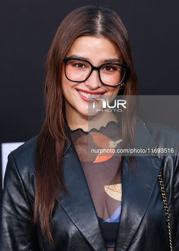 Liza Soberano arrives at the Los Angeles Premiere of Netflix's 'Emilia Perez' held at The Egyptian Theatre Hollywood on October 21, 2024 in...