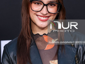 Liza Soberano arrives at the Los Angeles Premiere of Netflix's 'Emilia Perez' held at The Egyptian Theatre Hollywood on October 21, 2024 in...