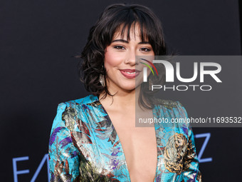 Xochitl Gomez arrives at the Los Angeles Premiere of Netflix's 'Emilia Perez' held at The Egyptian Theatre Hollywood on October 21, 2024 in...