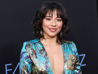 Xochitl Gomez arrives at the Los Angeles Premiere of Netflix's 'Emilia Perez' held at The Egyptian Theatre Hollywood on October 21, 2024 in...