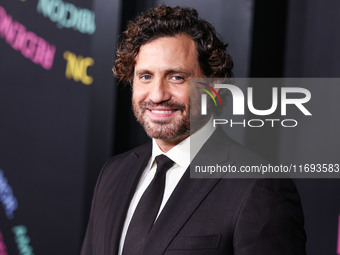 Edgar Ramirez arrives at the Los Angeles Premiere of Netflix's 'Emilia Perez' held at The Egyptian Theatre Hollywood on October 21, 2024 in...