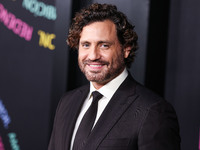 Edgar Ramirez arrives at the Los Angeles Premiere of Netflix's 'Emilia Perez' held at The Egyptian Theatre Hollywood on October 21, 2024 in...