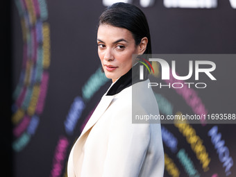 Laysla De Oliveira arrives at the Los Angeles Premiere of Netflix's 'Emilia Perez' held at The Egyptian Theatre Hollywood on October 21, 202...