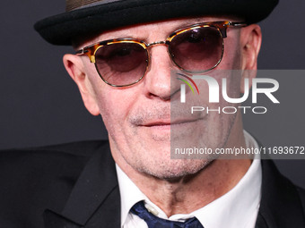 Jacques Audiard arrives at the Los Angeles Premiere of Netflix's 'Emilia Perez' held at The Egyptian Theatre Hollywood on October 21, 2024 i...